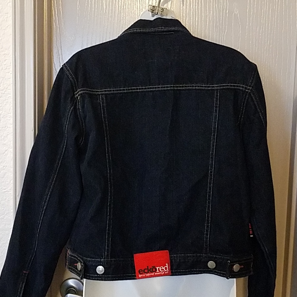 NEW EckoRed brand ladies denim jacket Medium - Picture 4 of 6